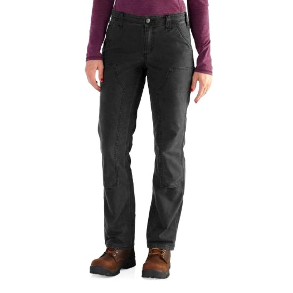 Carhartt women's sandstone double knee work pant size 12